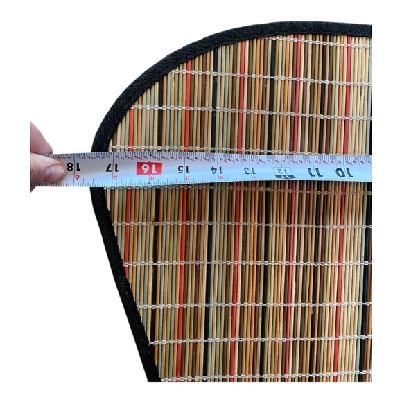 Vintage bamboo striped placemats. 4 pce - Picture 8 of 12